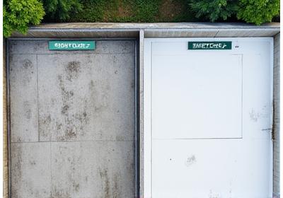 Before and after of a commercial flat roof repair, showing a damaged, pooling surface transforming into a clean, newly sealed roof