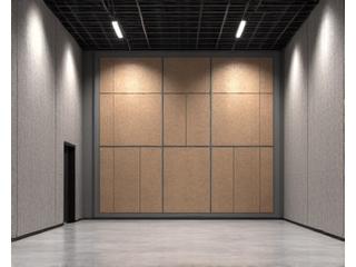 Sound absorbing panels in an industrial setting